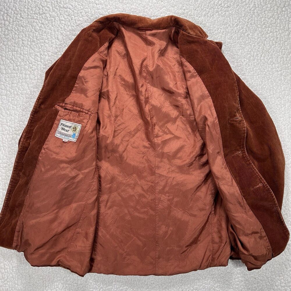 VTG‎ Pioneer Wear Corduroy Jacket Men's 40 Western Ranch Cowboy Heritage USA - Picture 6 of 11